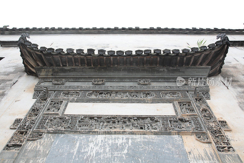 Detail of Huizhou Architecture in Wuyuan (婺源), Jiangxi province, China.